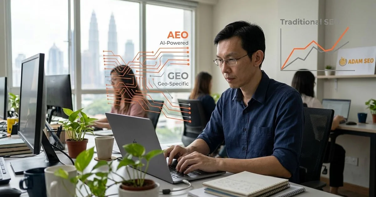AEO and GEO versus traditional SEO comparison