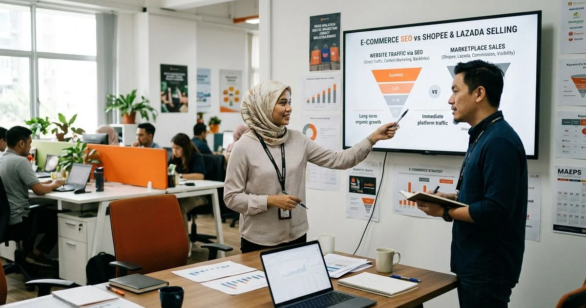 E-commerce SEO versus marketplace selling on Shopee and Lazada