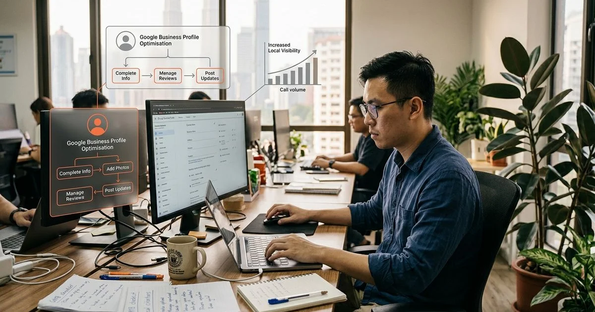 Google Business Profile optimisation with a complete listing