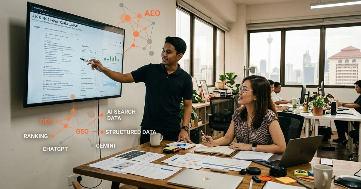What are AEO and GEO in AI search optimisation
