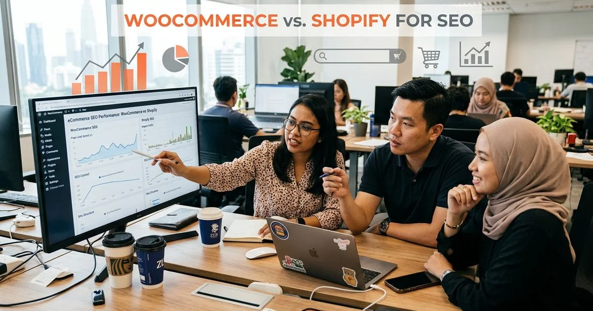 WooCommerce versus Shopify for SEO comparison