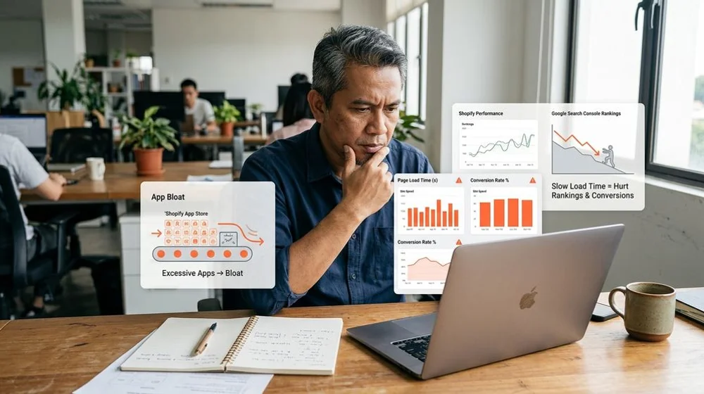 App bloat and site speed problems on Shopify
