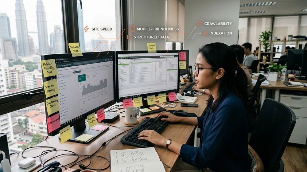 Common technical SEO areas a healthy site needs