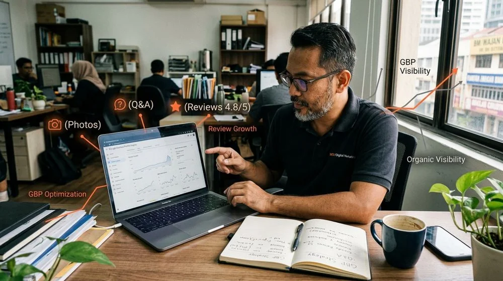 Photos, posts, Q&A, and steady reviews on a Google Business Profile