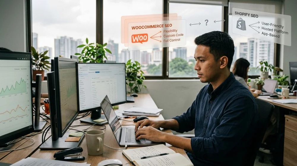 URL control and flexibility on WooCommerce versus Shopify